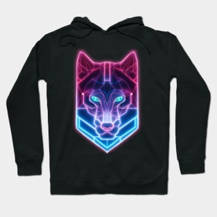 Neon wolf Hoodie